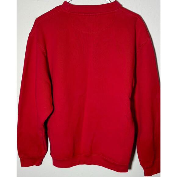 Vintage Temple Owls NCAA Red Crewneck Sweatshirt Sz M - Picture 6 of 8